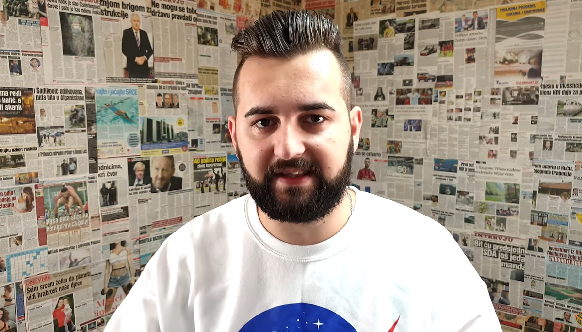 Poznati youtuber Amir Hadžić završio u pritvoru: Osumnjičen za psihičko nasilje nad kantonalnim tužiocem