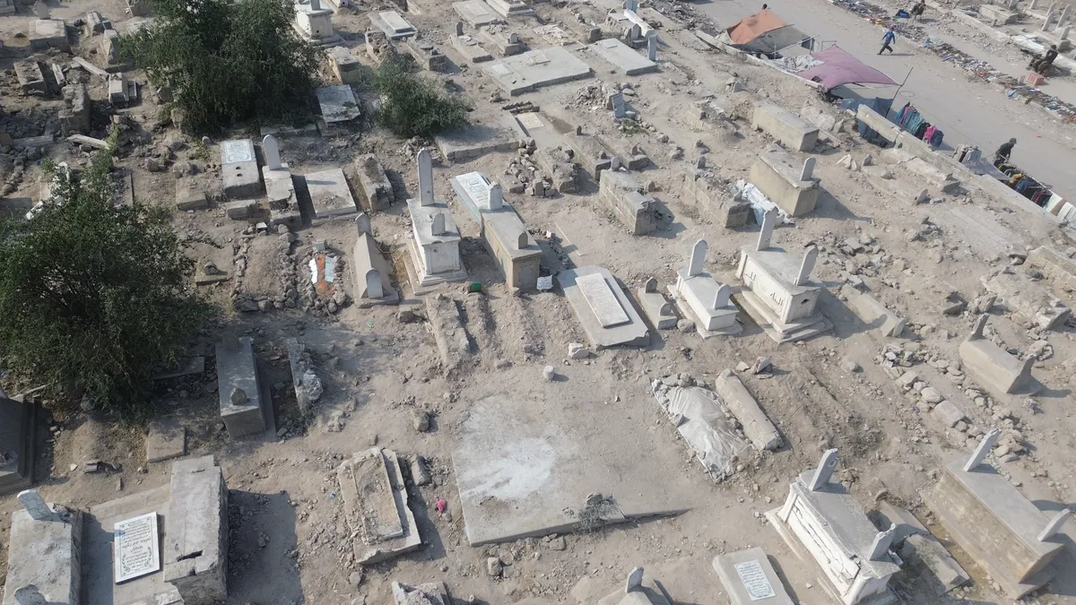 Mezarje u srcu grada Gaze nijemi svjedok izraelskog genocida