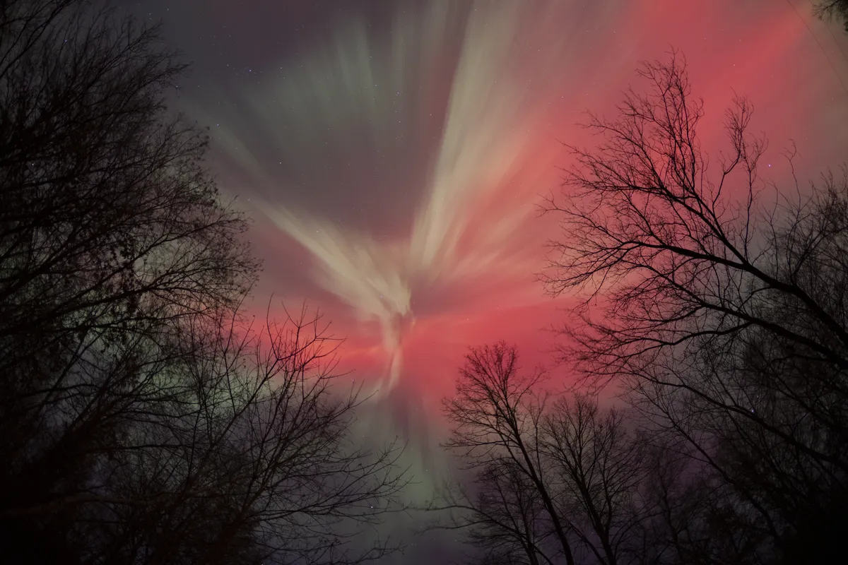 Aurora obasjala nebo SAD-a nakon snažnih solarnih baklji