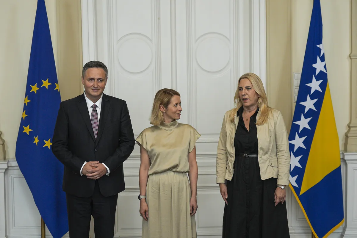EU foreign policy chief Kaja Kallas begins official visit to Bosnia and Herzegovina