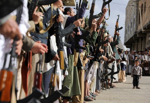 Huti protestvuju protiv blokade humanitarne pomoći Gazi