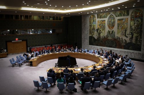 Former Israeli hostage Eli Sharabi addresses United Nations Security Council at headquarters in New York