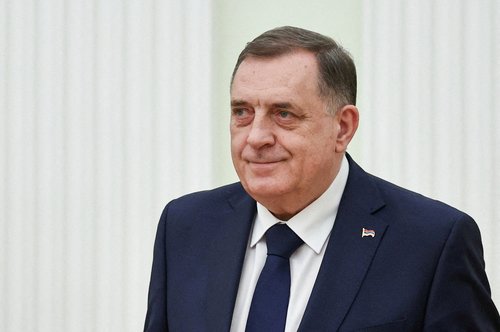FILE PHOTO: Bosnian Serb leader Milorad Dodik