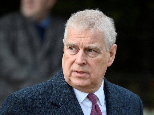 Prince Andrew, Duke of York attends the Royal Family's Christmas Day service at St. Mary Magdalene's church, as the Royals take residence at the Sandringham estate in eastern England, Britain December 25, 2022. REUTERS/Toby Melville//File Photo