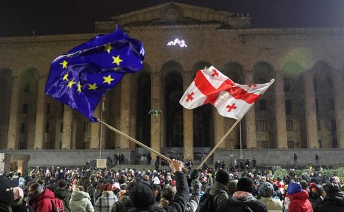 Georgian opposition holds pro-EU rally in Tbilisi
