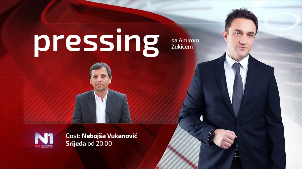 Nebojša Vukanović gost Pressinga na N1