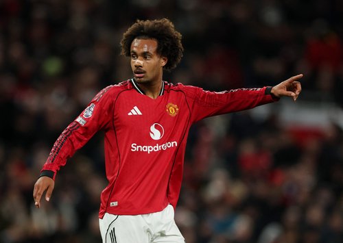 Soccer Football - Premier League - Manchester United v Brighton & Hove Albion - Old Trafford, Manchester, Britain - October 25, 2025 Manchester United's Joshua Zirkzee reacts REUTERS/Phil Noble EDITORIAL USE ONLY. NO USE WITH UNAUTHORIZED AUDIO, VIDEO, D