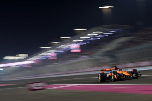 Formula One F1 - Qatar Grand Prix - Lusail International Circuit, Lusail, Qatar - November 29, 2025 McLaren's Oscar Piastri during qualifying REUTERS/Jakub Porzycki