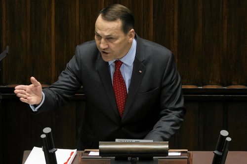 Poland's Deputy Prime Minister and Foreign Minister Radoslaw Sikorski