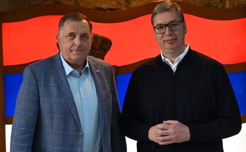 Vučić i Dodik u Beogradu