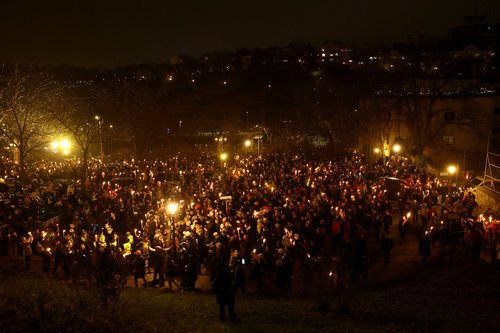 mađarska protest