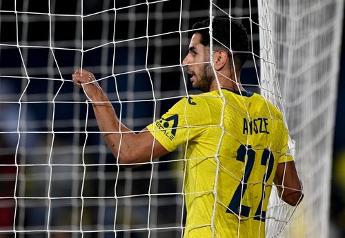 Soccer Football - UEFA Champions League - Villarreal v FC Copenhagen - Estadio de la Ceramica, Villarreal, Spain - December 10, 2025 Villarreal's Ayoze Perez during the match REUTERS/Pablo Morano