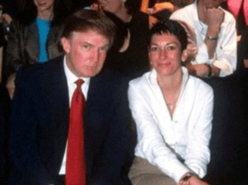 Ghislaine Maxwell and Donald Trump U.S. Justice Department/Handout via REUTERS THIS IMAGE HAS BEEN SUPPLIED BY A THIRD PARTY TPX IMAGES OF THE DAY