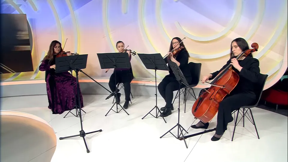 Gudački kvartet Kamernog teatra 55 donio Božićnu čaroliju u studio N1