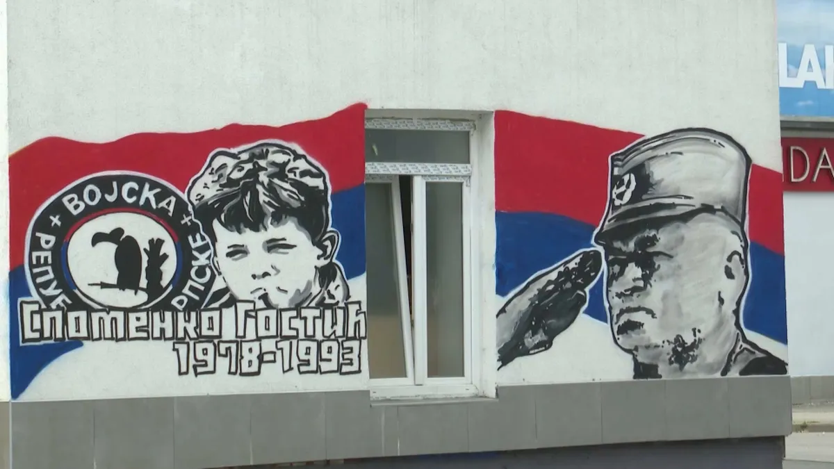 Bosnia prosecutors decline investigation into Ratko Mladic mural in Banja Luka