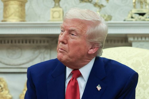 U.S. President Trump meets Israeli PM Netanyahu in Washington