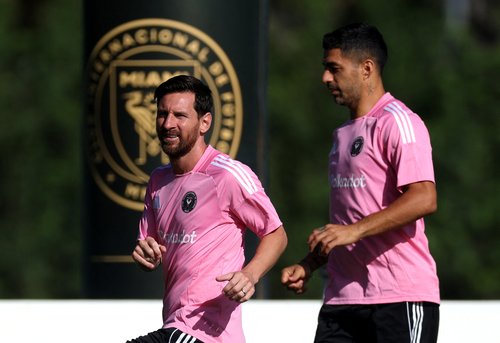 Lionel Messi Luis SUarez Inter Miami FC