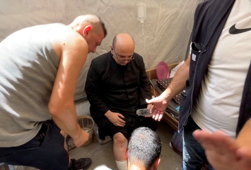 Israeli strike on the Church of the Holy Family in Gaza City