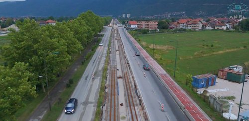 Radovi na tramvajskoj pruzi od Ilidže od Hrasnice u augustu 2025. godine