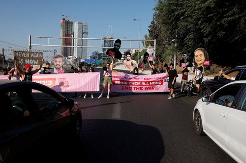 tel aviv highway blocked