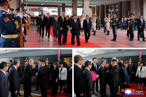 North Korean leader Kim Jong Un next to his daughter Kim Ju Ae by KCNA via REUTERS ATTENTION EDITORS - THIS IMAGE WAS PROVIDED BY A THIRD PARTY.