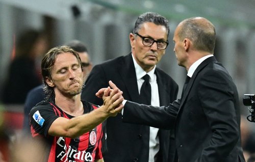 Luka Modrić Max Allegri AC Milan
