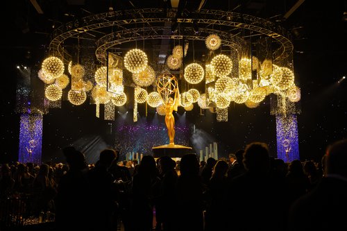 People attend the Governors Ball at the 77th Primetime Emmy Awards in Los Angeles, California, U.S., September 14, 2025. REUTERS/Mike Blake