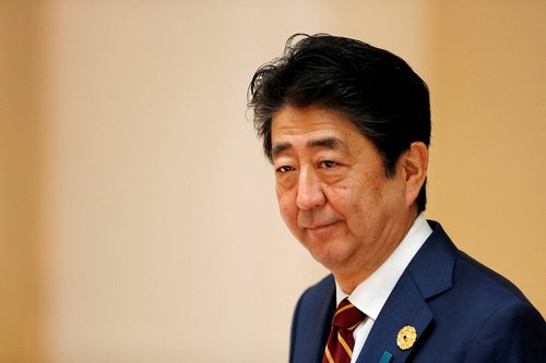 FILE PHOTO: Japan's Prime Minister Shinzo Abe attends the APEC Economic Leaders' Meeting in Danang, Vietnam