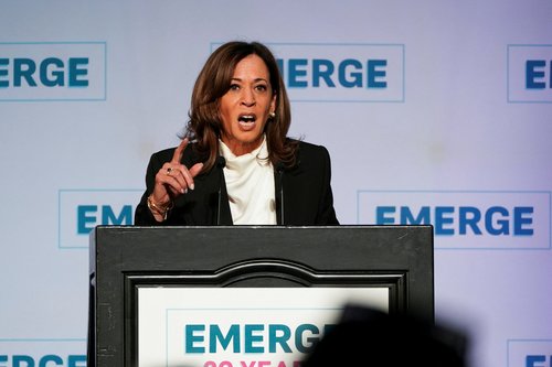 Former U.S. Vice President Kamala Harris attends gala in San Francisco