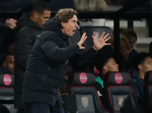 Soccer Football - Premier League - AFC Bournemouth v Tottenham Hotspur - Vitality Stadium, Bournemouth, Britain - January 7, 2026 Tottenham Hotspur manager Thomas Frank REUTERS/Isabel Infantes EDITORIAL USE ONLY. NO USE WITH UNAUTHORIZED AUDIO, VIDEO, DAT