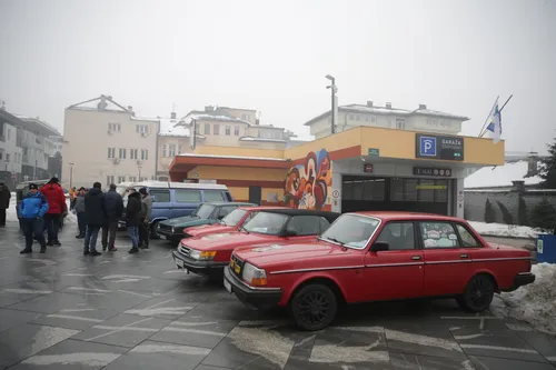 Sarajevo, BiH - 17. januar 2026: Učesnici Zimskog oldtimer rallyja Subotica - Sarajevo