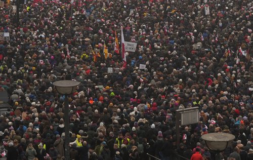Protesters take part in a demonstration to show support for Greenland in Copenhagen, Denmark January 17, 2026. REUTERS/Tom Little