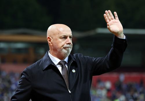 Soccer Football - Nations League - Group B4 - Bosnia and Herzegovina v Sweden - Bilino Polje Stadium, Zenica, Bosnia and Herzegovina - October 2, 2026 Bosnia and Herzegovina coach Sergej Barbarez REUTERS/Amel Emric