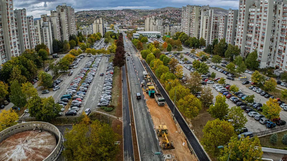 Pogledajte kako napreduju radovi u ulici Ive Andrića u Sarajevu: Radovi vrijedni više od dva miliona KM pri kraju