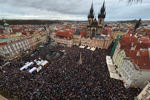 Protesti u Pragu, Češkoj