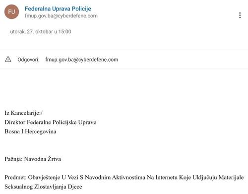upozorenje fup