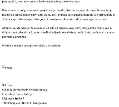 upozorenje fup