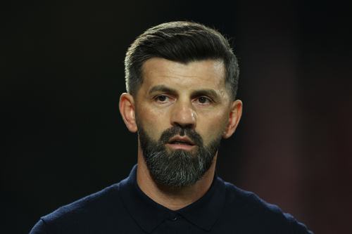 Soccer Football - Bundesliga - 1. FC Union Berlin v Schalke 04 - Stadion An der Alten Forsterei, Berlin, Germany - September 11, 2026 Schalke 04 coach Miron Muslic before the match REUTERS/Maryam Majd DFL REGULATIONS PROHIBIT ANY USE OF PHOTOGRAPHS AS IMA