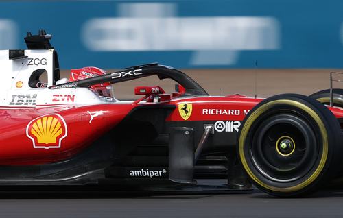 Formula One F1 - British Grand Prix - Silverstone Circuit, Silverstone, Britain - July 5, 2026 Ferrari's Charles Leclerc in action during the race REUTERS/Andrew Boyers