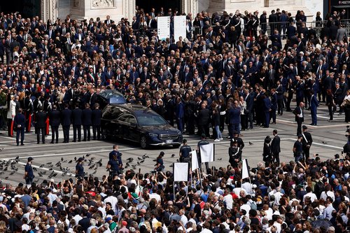 Funeral of former Italian Prime Minister Silvio Berlusconi at the Duomo Cathedral, in Milan
