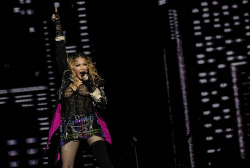Madonna's concert at Copacabana beach, in Rio de Janeiro
