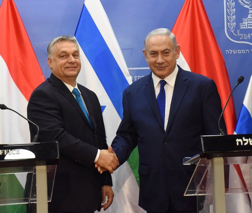 FILE PHOTO: Israeli PM Benjamin Netanyahu Meets Hungarian PM Viktor Orban