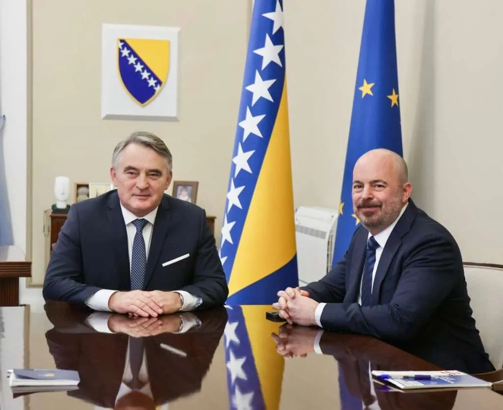 Komsic and US Chargé d’Affaires discuss Southern Gas Interconnection and other strategic projects