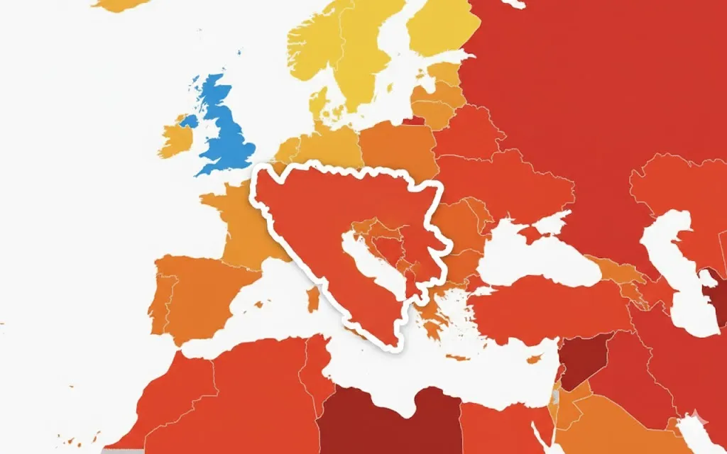 Izvještaj za 2025. godinu: BiH među najkorumpiranijim zemljama svijeta, Srbija jedina lošija u regiji