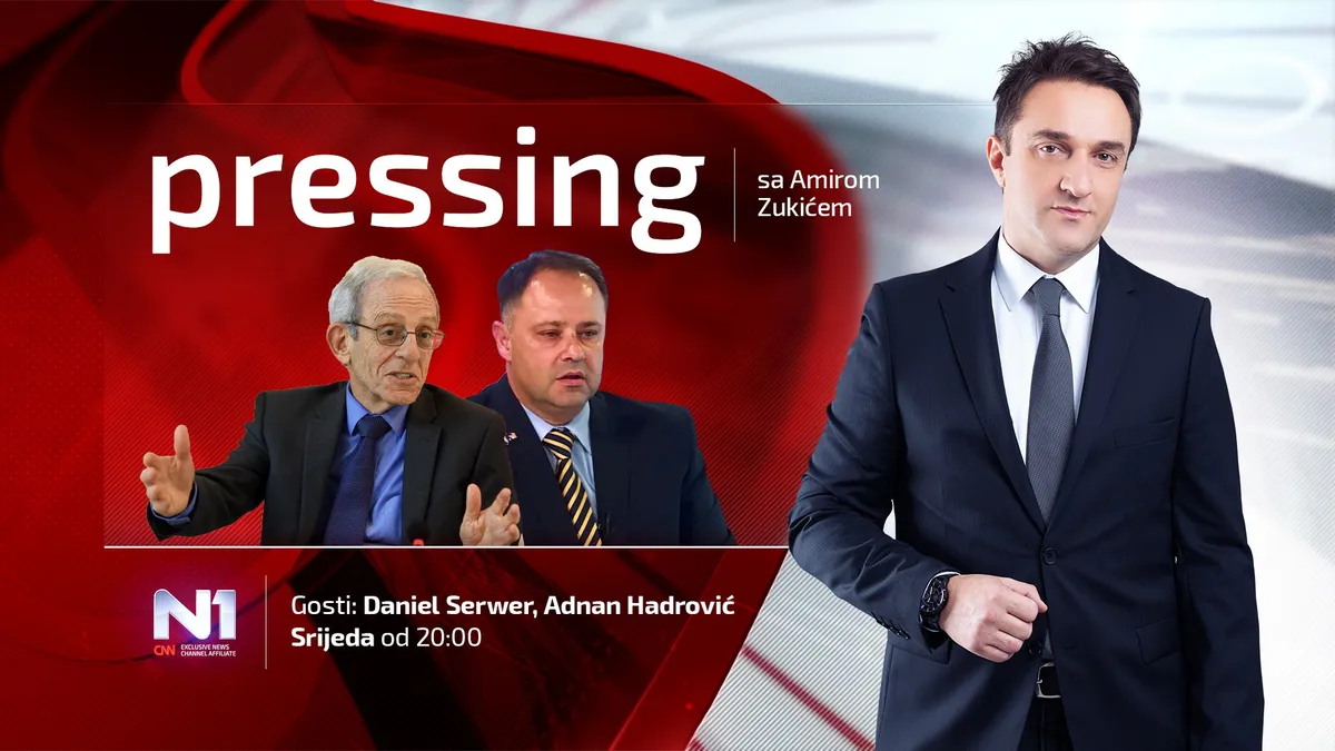 Daniel Serwer i Adnan Hadrović gosti večerašnjeg Pressinga