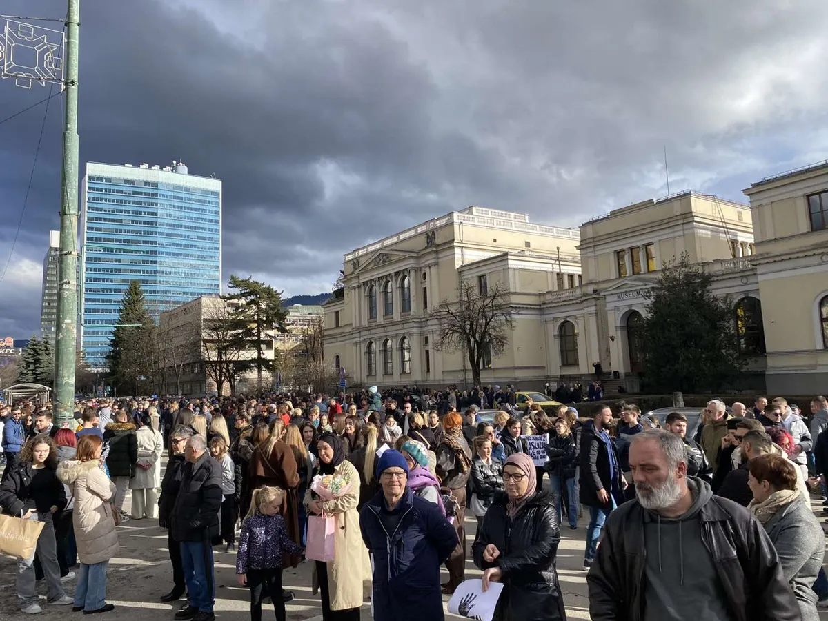 Sarajevo protest erupts as citizens demand accountability following fatal tram accident