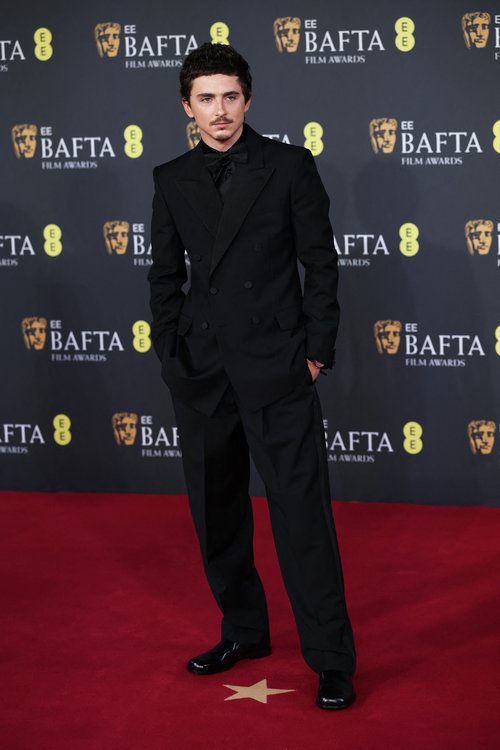 Timothee Chalamet poses on the red carpet during the 2026 British Academy of Film and Television Awards (BAFTA) at the Royal Festival Hall in the Southbank Centre, London, Britain, February 22, 2026. REUTERS/Isabel Infantes