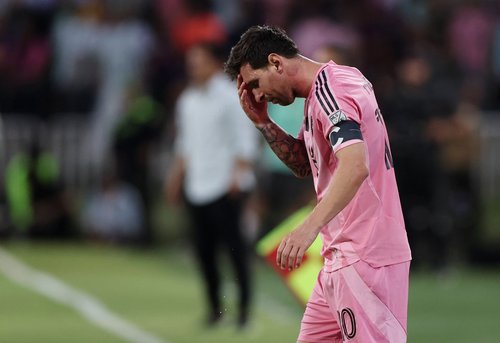Soccer Football - Club Friendly - Atletico Nacional v Inter Miami - Estadio Atanasio Girardot, Medellin, Colombia - January 31, 2026 Inter Miami's Lionel Messi REUTERS/Luisa Gonzalez
