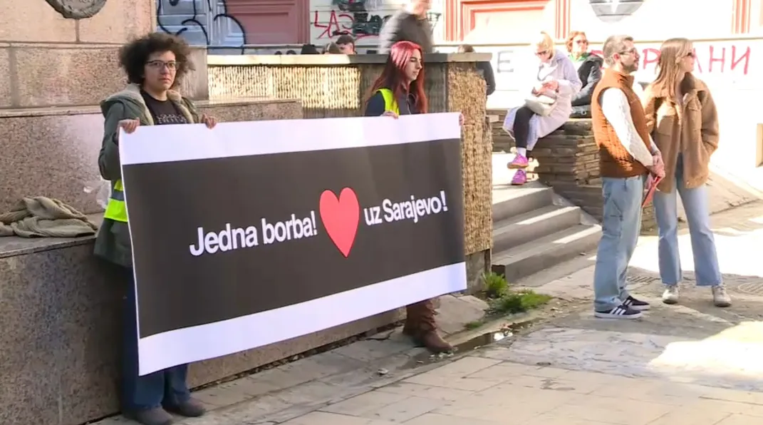 Belgrade: Solidarity march “One struggle, with Sarajevo in our hearts”
