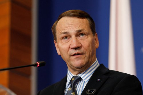 Polish Minister of Foreign Affairs Radoslaw Sikorski visits Romania